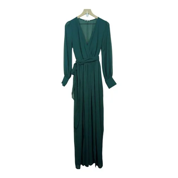 Baltic Born | Celine Maxi Dress | Hunter Green | Medium - Picture 5 of 15